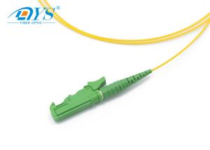 Wholesale FTTH G652D E2000 APC Fiber Optic Pigtail Spring Loaded Shutter from china suppliers