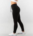 Sweat Wicking Black Breathable Jogger Pants Womens High Waisted Joggers