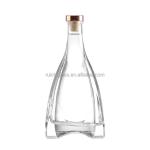 Super Flint Glass Whiskey Bottle with 500ml Capacity and Durable Glass Material