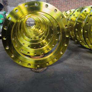 Wholesale Anti Rust Oil Steel Pipe Flange DN50 DN100 Flat Face Flange from china suppliers