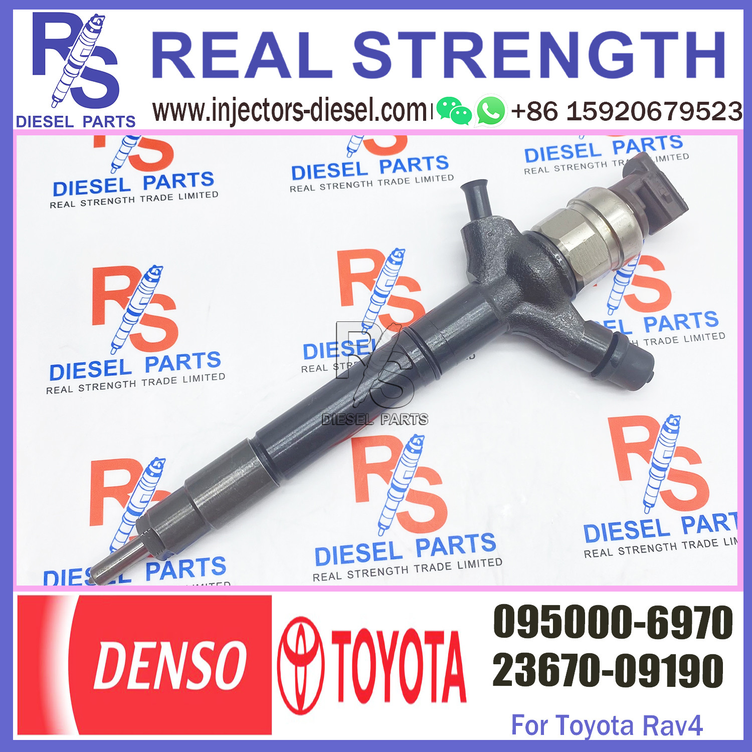 Diesel Fuel Injector 095000-7690 095000-7680 095000-7320 095000-7330 095000-6680 095000-6970 For TOYOTA 1AD-FTV 2AD-FTV