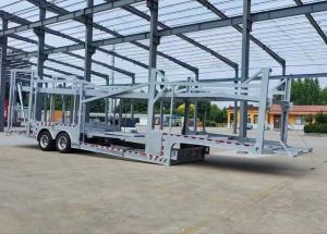 Wholesale 6-8 Cars 2 Axles 3 Axles Double Deck Roof Cargo Car Carrier Truck Semi Trailer from china suppliers