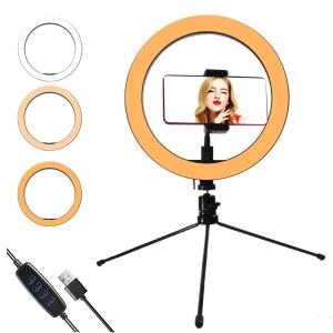 Wholesale 6.3 Inch Selfie Led Circle Light Stand Dimmable For Youtuber Video from china suppliers