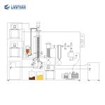 316 Wiped Film Distillation Equipment Stainless Steel Evaporator Molecular