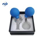 4 Pieces Glass Facial Cupping Set-Silicone Vacuum Suction Massage Cups Anti