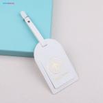 Custom Logo Gold Foiled Passport Holder Luggage Tag Gift Set For Travel