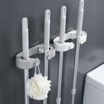ABS plastic Mop And Broom Holder Wall Mount for Home Bathroom Kitchen