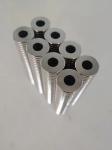 Strong Round Industrial Neodymium Magnets Cylinder N50 Rare Earth Magnets