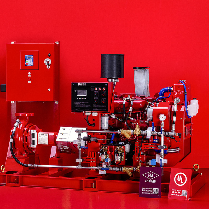 Diesel Engine Driven end suction fire pump Fire Water Pump centrifugal pump