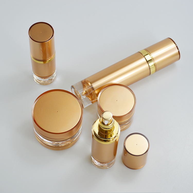 Acrylic Plastic Cosmetic Packaging Jar Container in Drop Shape for Skin Care Needs