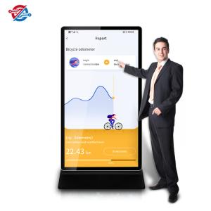 Wholesale 65 Inch High Definition Floor Standing Digital Signage Stunning Digital Display from china suppliers