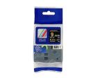 General 9mm Width Brother Laminated Tape Black On Golden Tze - 324 Acid Free