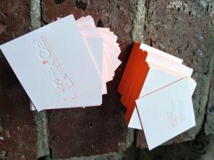 Wholesale 620gsm Painted Edge Business Cards 60*60mm For Realtor / Personal Trainer from china suppliers