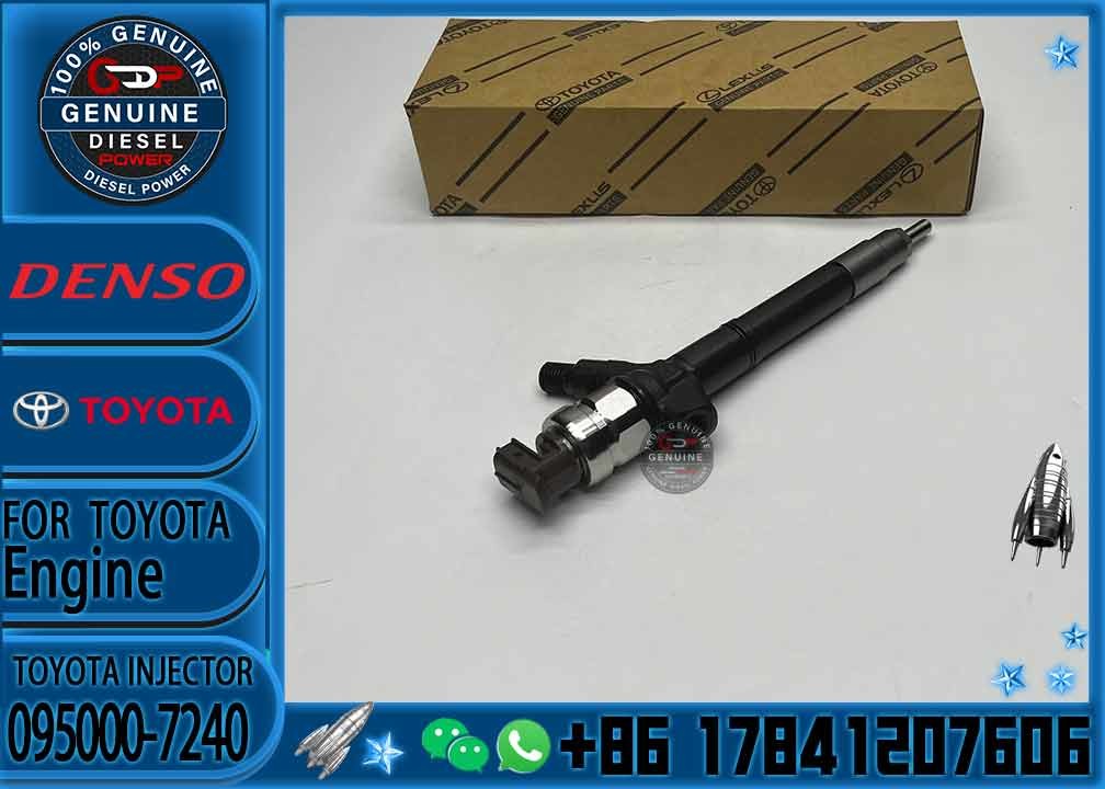 Diesel Fuel Engine Injector 095000-7240 23670-0R110 095000-7250 23970-09200 for Toyota Avensis 2.2 D 2AD-FTV engine