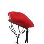 Red Military Wool Beret Military Tactical Headwear For Special Forces Men And