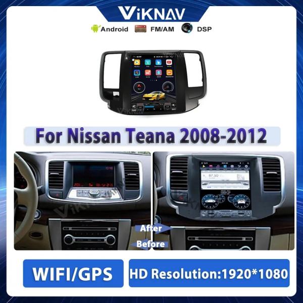 For 2008-2012 Nissan Teana 10.4 Inch Android Auto Navigation Multimedia DVD