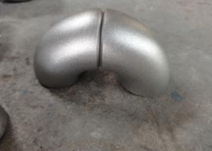 Wholesale Silver 0.5 Inch OD 1500mm Carbon Steel Elbow , Pipe Fitting 90 Degree Elbow from china suppliers