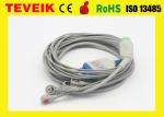 Bionet One piece 3 leads patient monitor accessories with snap , AHA 1K ohm