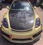 Carbon Fiber Products for Porsche 981 Boxster Carbon Fiber Hood 981 Carbon Fiber