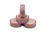 Elegant Die Cut Paper Adhesive Washi Tape For Arts