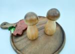 Mushroom Pepper Grinder Wood Pepper Mill Solid Wood Sea Salt Black Pepper