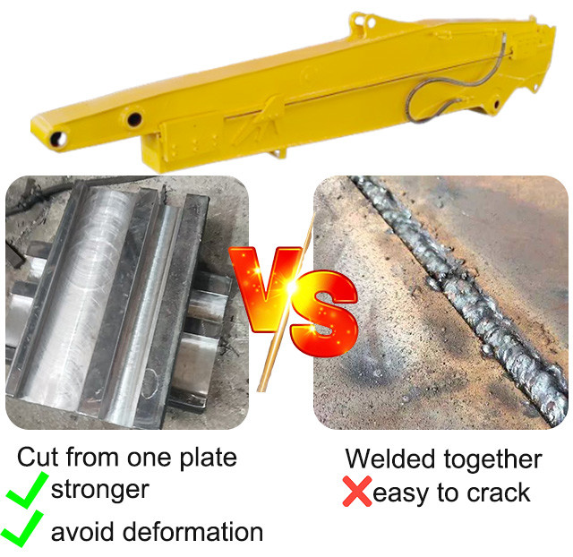 Hydraulic Telescoping Excavator With Standard Bucket For Digging House Foundation