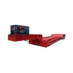 150tons Front Loading Detachable Gooseneck Low-Bed Trailer for Construction