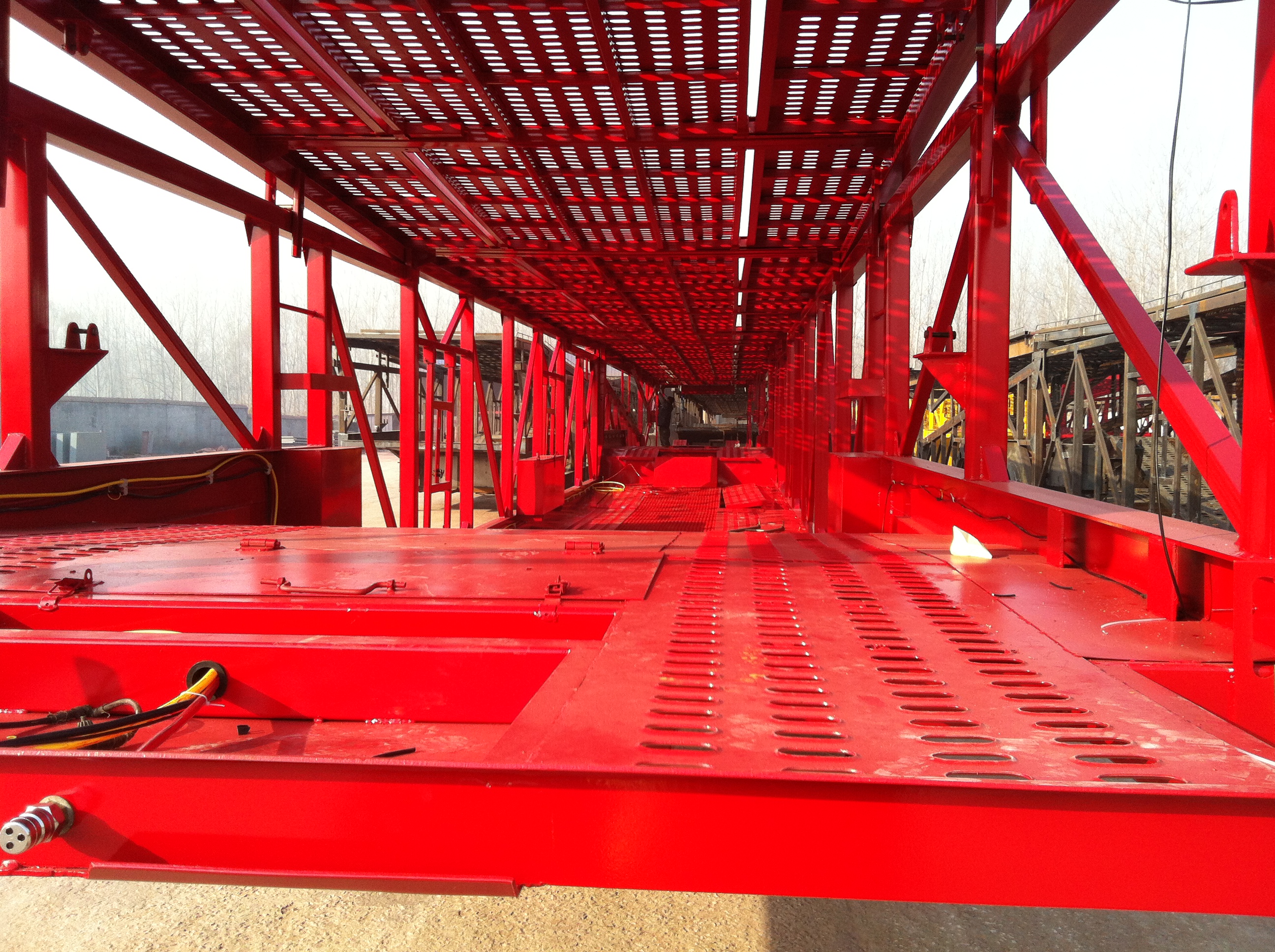 Car Carrier Transport Semi Trailer Car Trailer As Customer's Requirements