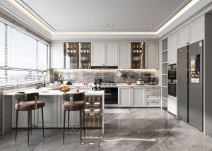 Wholesale High Quality E1 E0 Environment Standard Kitchen Room Cabinets Furniture from china suppliers