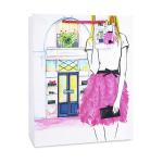 Hot stamping pictures fancy paper bag custom figure printing shopping bags