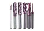 HRC65 Carbide 2 Flutes Ball Nose End Mill With Nano Coating Tungsten Carbide End