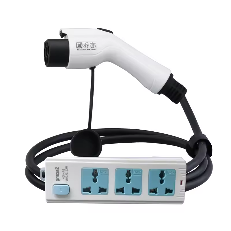 IP55 22KW Max EV Charger Adaptor GBT to Type2 AC Inlet Adapter for Electric Vehicles Charging Connector Outlet Plug 380V 32A