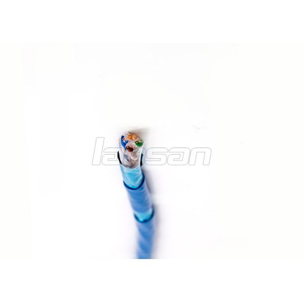 Mylar Aluminum Cat6 Lan Cable Solid Copper BC FTP HDPE ETL