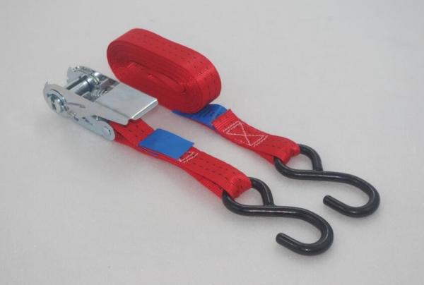 Quality 800kgs 100% Polyester Ratchet Tie Down for Lashing Goods from China Supplier for sale