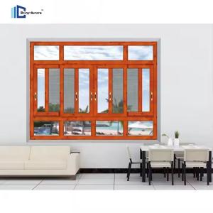 Wholesale Impact Glazing Double Layer Tempered Glass Window OEM Custom Made Aluminium Windows from china suppliers