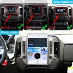 VIKNAV 14.4'' Car Radio For Chevrolet Silverado / GMC SIERRA 2013-2018 （Sliver）
