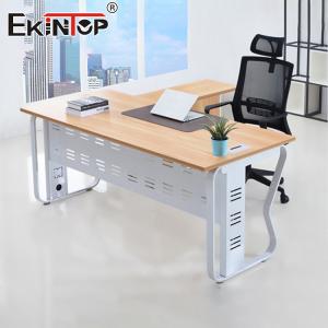 Wholesale Wholesale Office Desk Wooden Desktop Metal Frame Wood Corner Desk from china suppliers