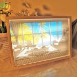 Decoration Charging Remote Control Bedroom Bedside Painting Nightlight