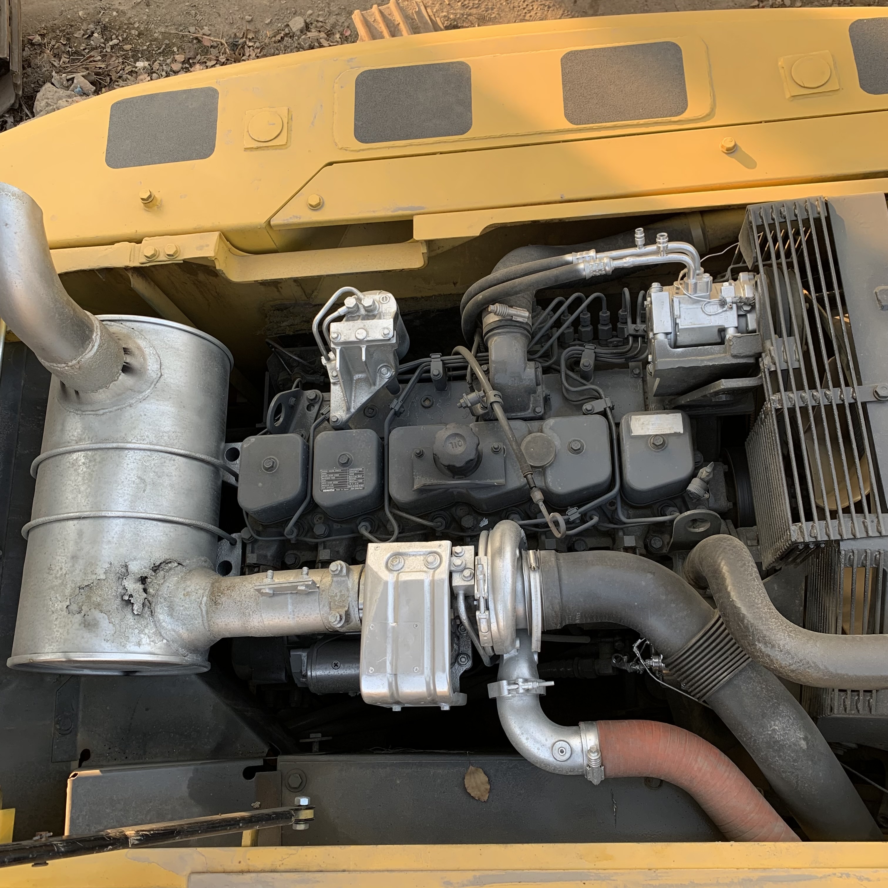 Original Color Used Komatsu PC200 Excavator 0.8m3 99KW