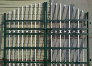 Wholesale Arch Top Decorative Residential Electric Gates , Sliding Metal Gates For House from china suppliers
