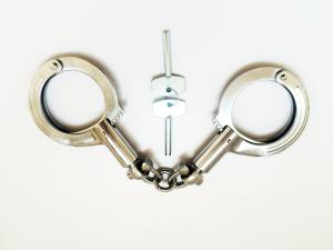 Wholesale Class Style Stainless Steel Handcuffs Anti Shear Cop Handcuffs from china suppliers