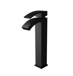 Wholesale High Rise Basin Mixer Faucet Black Morden Style For Bathroom from china suppliers