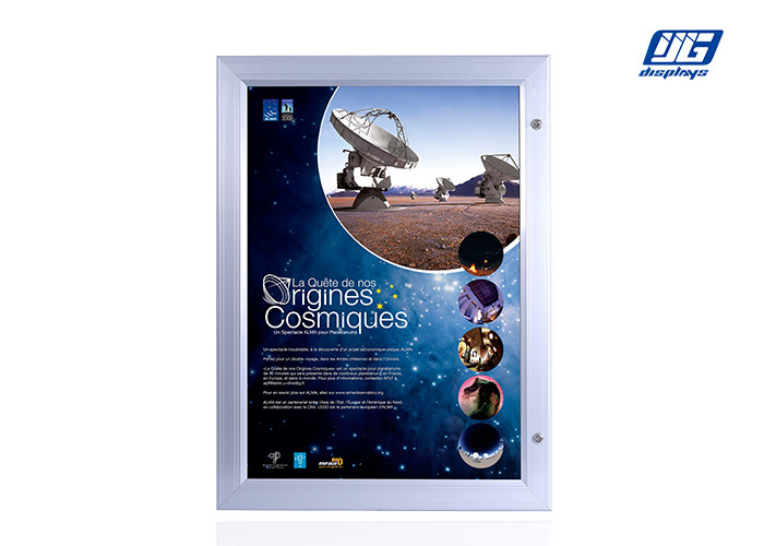A1 Aluminum Frame Lockable Display Board For Advertisement / Outdoor Light Box