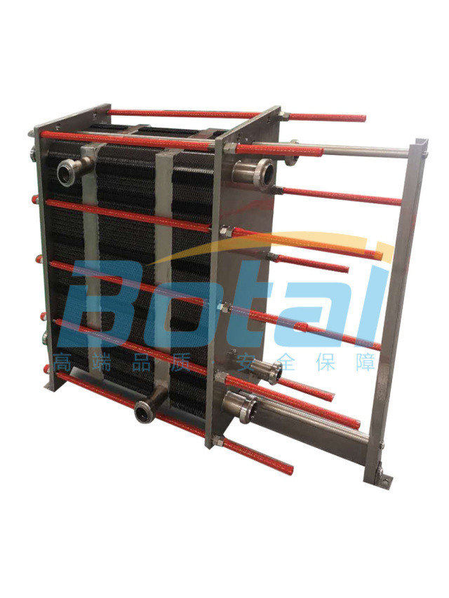 Customized Food Grade Plate Type Heat Exchanger Stainless Steel Fully Welded For Factory Use