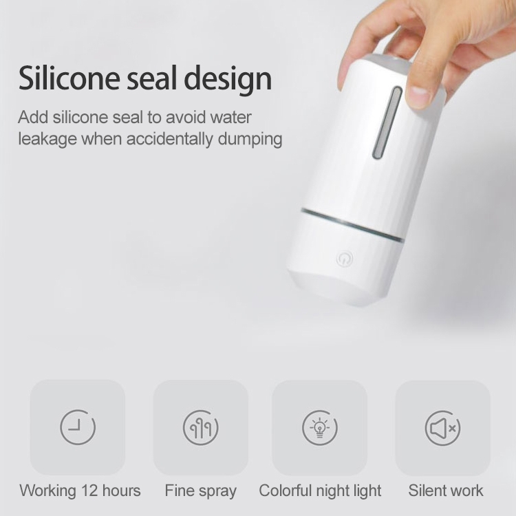 Wholesale 320ML Mini Portable Air Humidifier Cool Mist Nebulizer Silicone Seal Design USB Ultrasonic Air Humidifiers