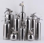 6kg Stainless Steel Fire Extinguisher , Portable Dry Chemical Fire Extinguisher