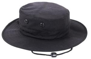 Wholesale Heavy Cotton Black Boonie Hat , Six Metal Vented Holes Cotton Wide Brim Hat from china suppliers
