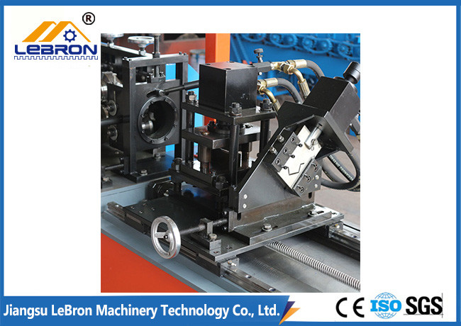 PLC Control Steel Door Frame Machinery 32Mpa Yield Strength 18 Roller Stations