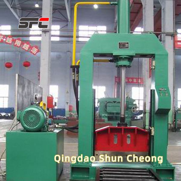 PLC Controlled Rubber Cutting Machine with Multiple Cutting Stations and Customizable Angles for Rubber Bale Cutter
