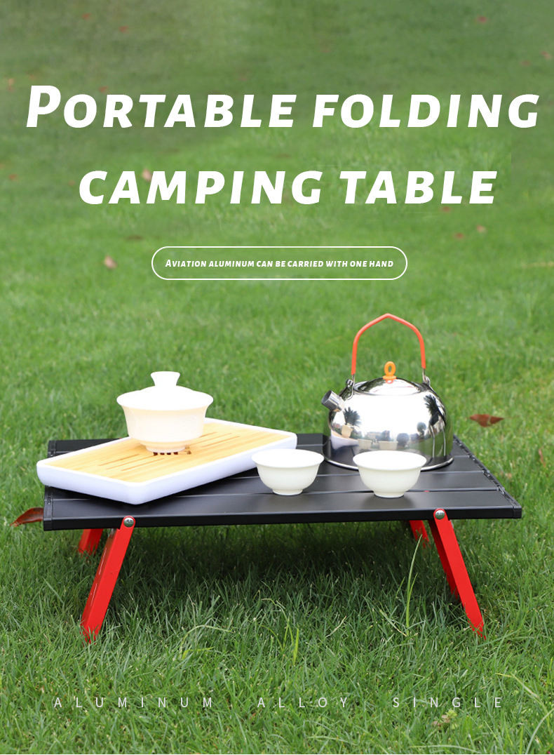 Super Light 6ft Small Folding Camping Table Aluminum Folding Table